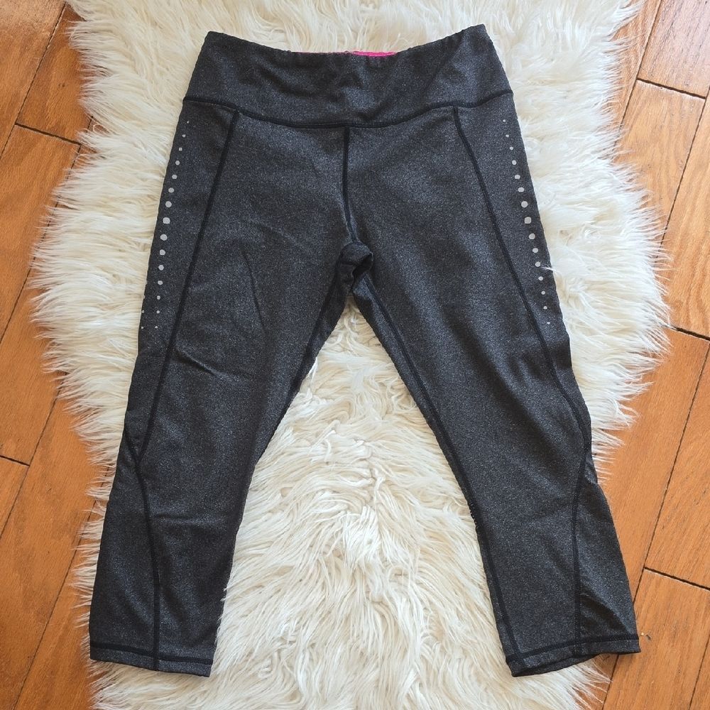 Kyodan Charcoal Leggings with Metallic Dots